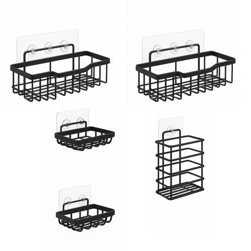 Skruvfria Badrumshyllor 5 set