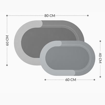 Badrumsmatta - Halkfri